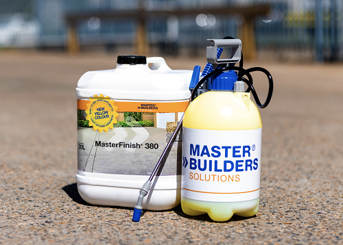 Say “Yellow” to the new MasterFinish 380 Surface Retarder – Now in Yellow